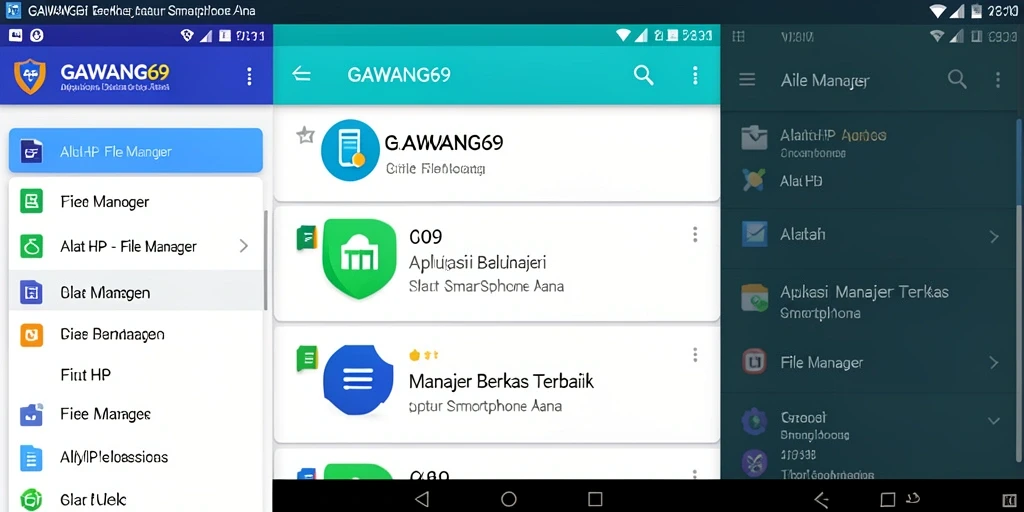 Antarmuka utama GAWANG69 yang user-friendly untuk manajemen file.