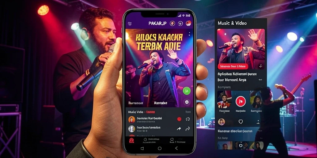 Antarmuka PAKARJP yang menyenangkan dan mudah digunakan untuk Karaoke.