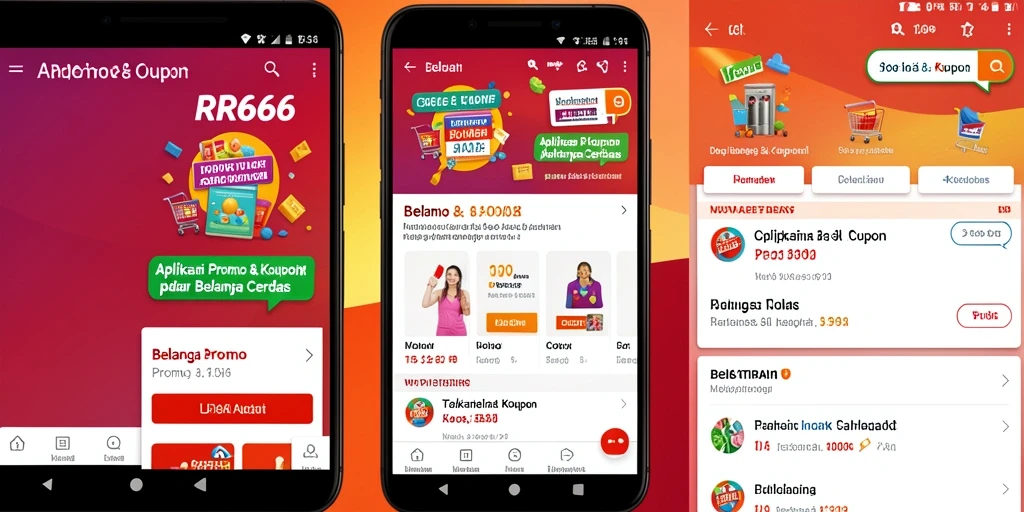 Antarmuka intuitif RR666 untuk menemukan promo & kupon.